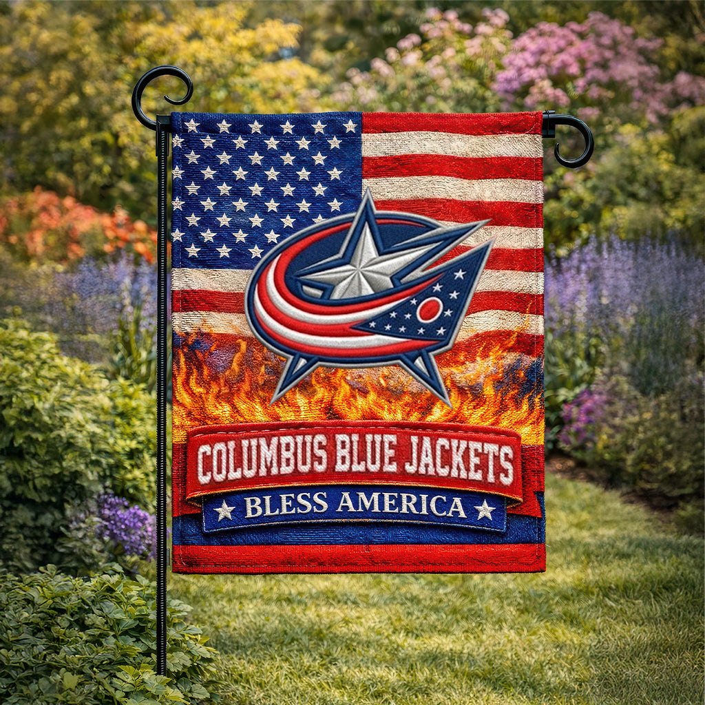 CBJ Premium NHL 250 Years Of America Freedom Flag DDT TTTZ