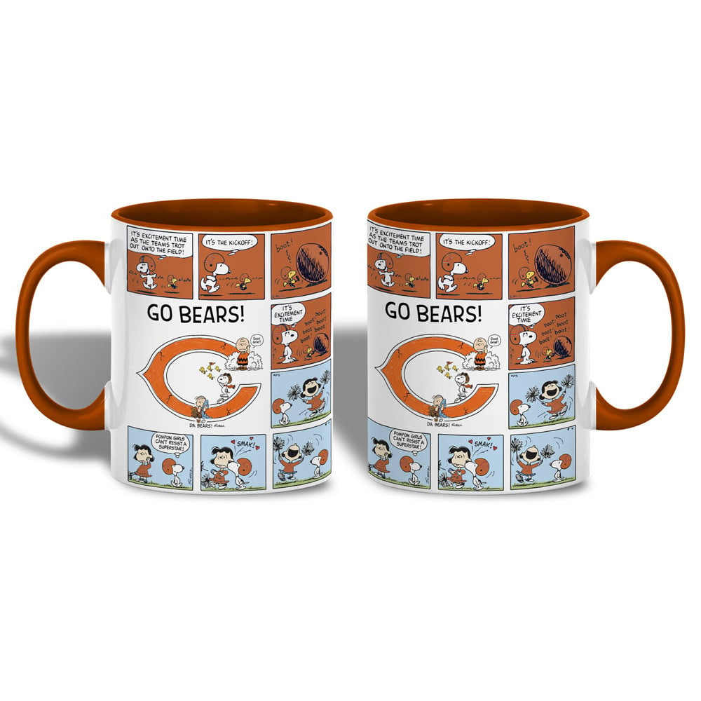 CHI Premium NFL Peanuts Comic Mug DDT CTND
