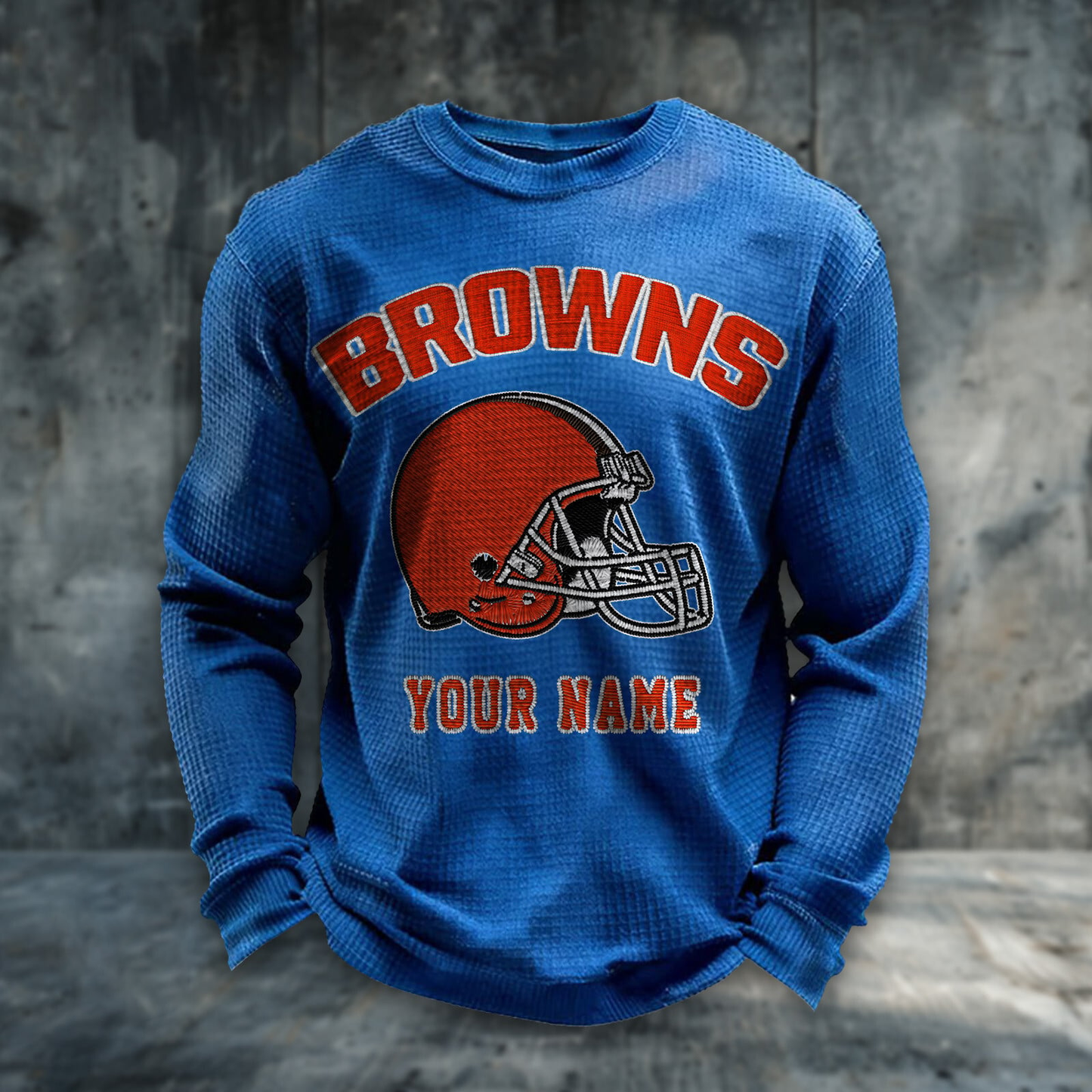CLE x NFL Personalized Crew Neck Sweatshirt DDT CTND