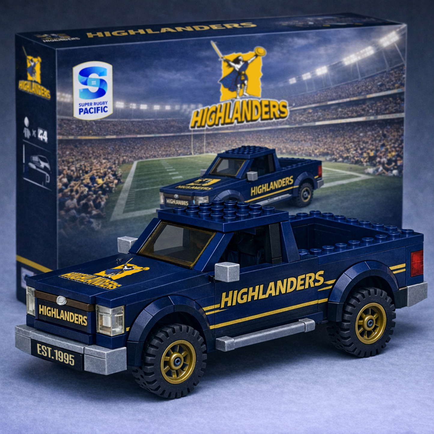 HIG x SPR Building Blocks Truck Toy Set DatND DVT