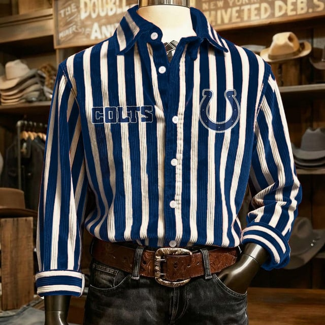 IC x NFL Color Stripe Corduroy Shirt DDT NTL