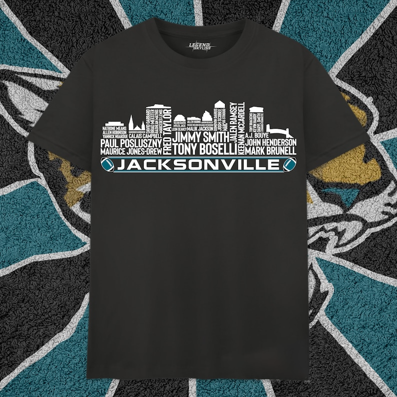 JJ Football Greatest Of All Time Team Legends, City Skyline Shirt DDT CTND