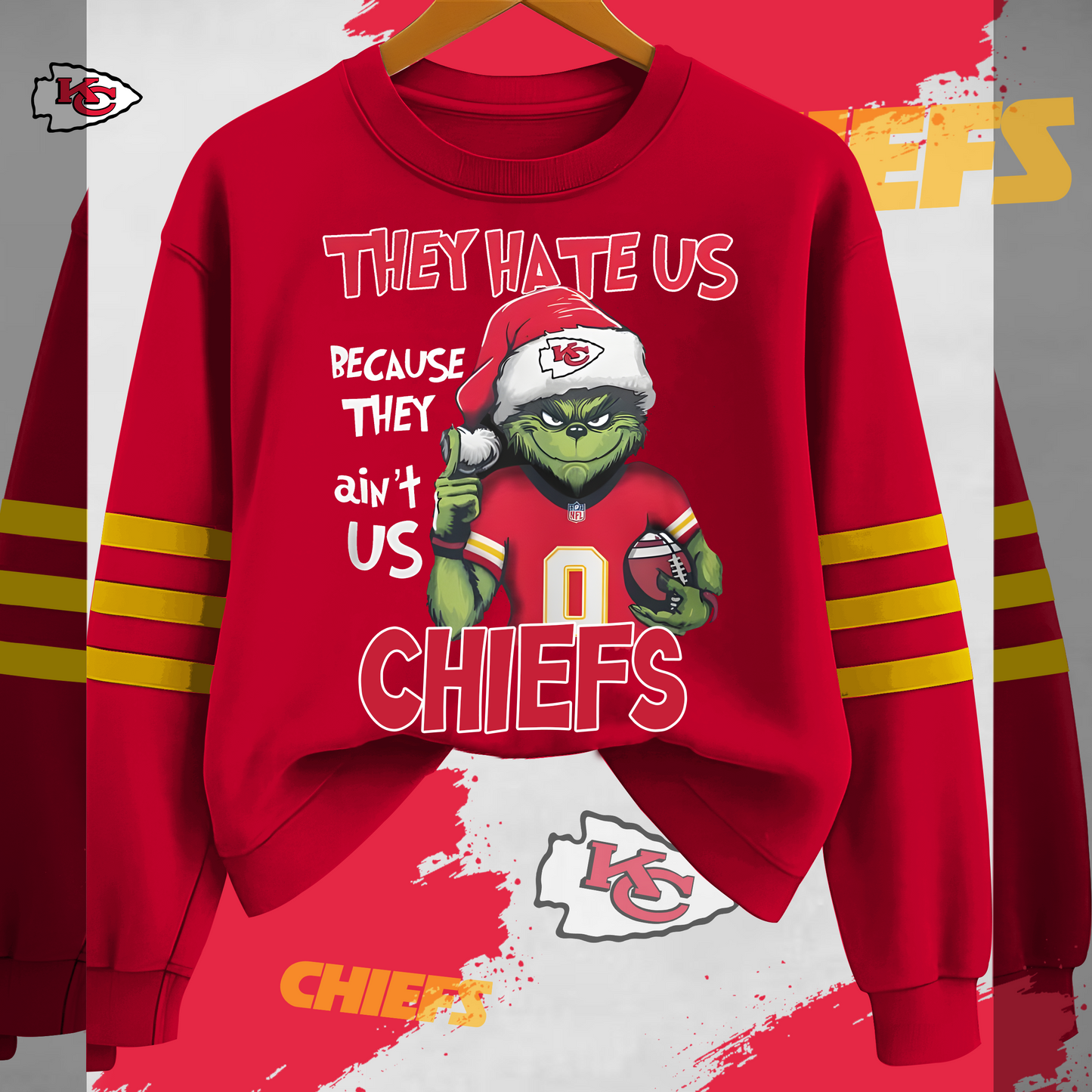 KCC x NFL They Hate Us Sweatshirt DDT HLPHUONG