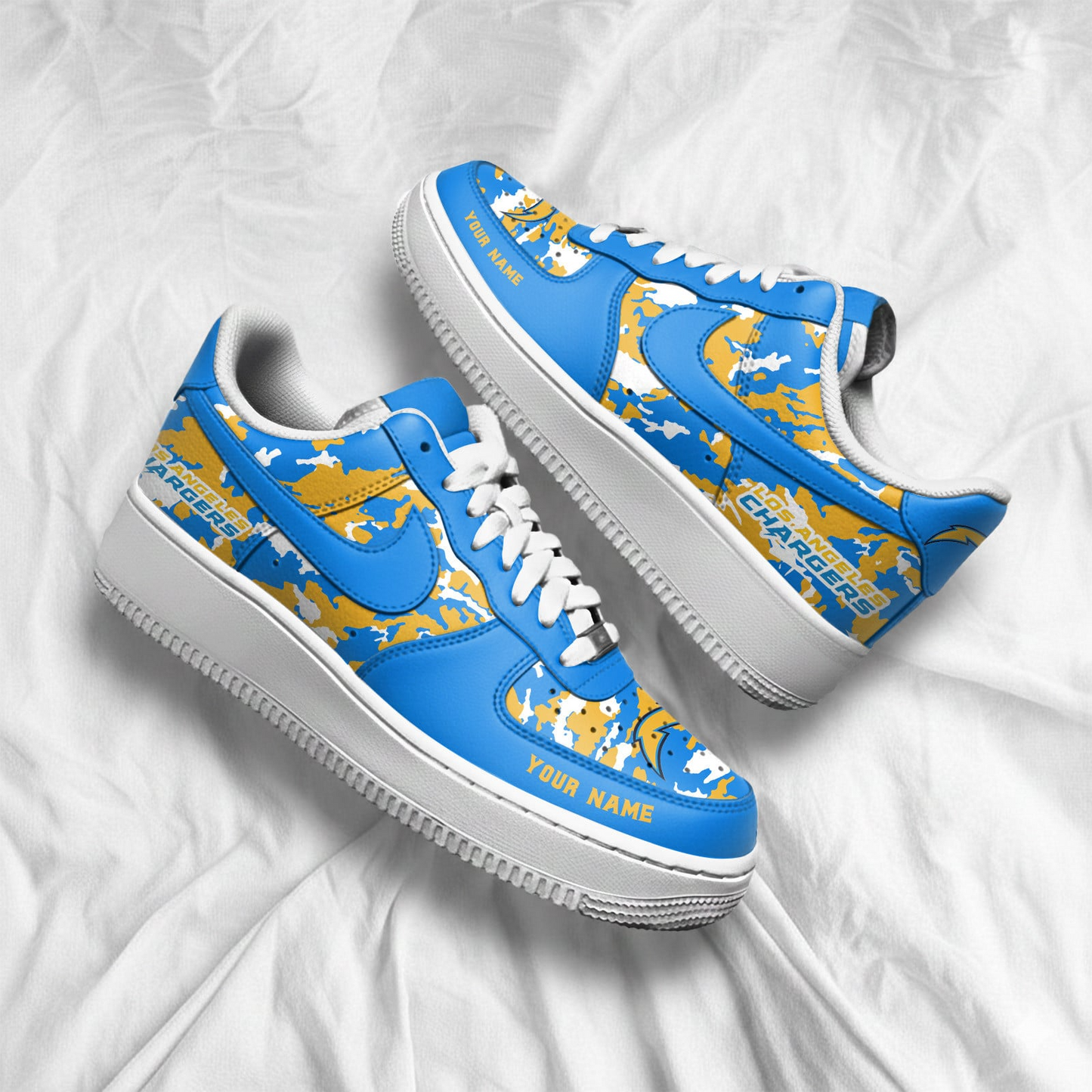 LAC x NFL Premium Camo AF1 Sneakers DDT CTND