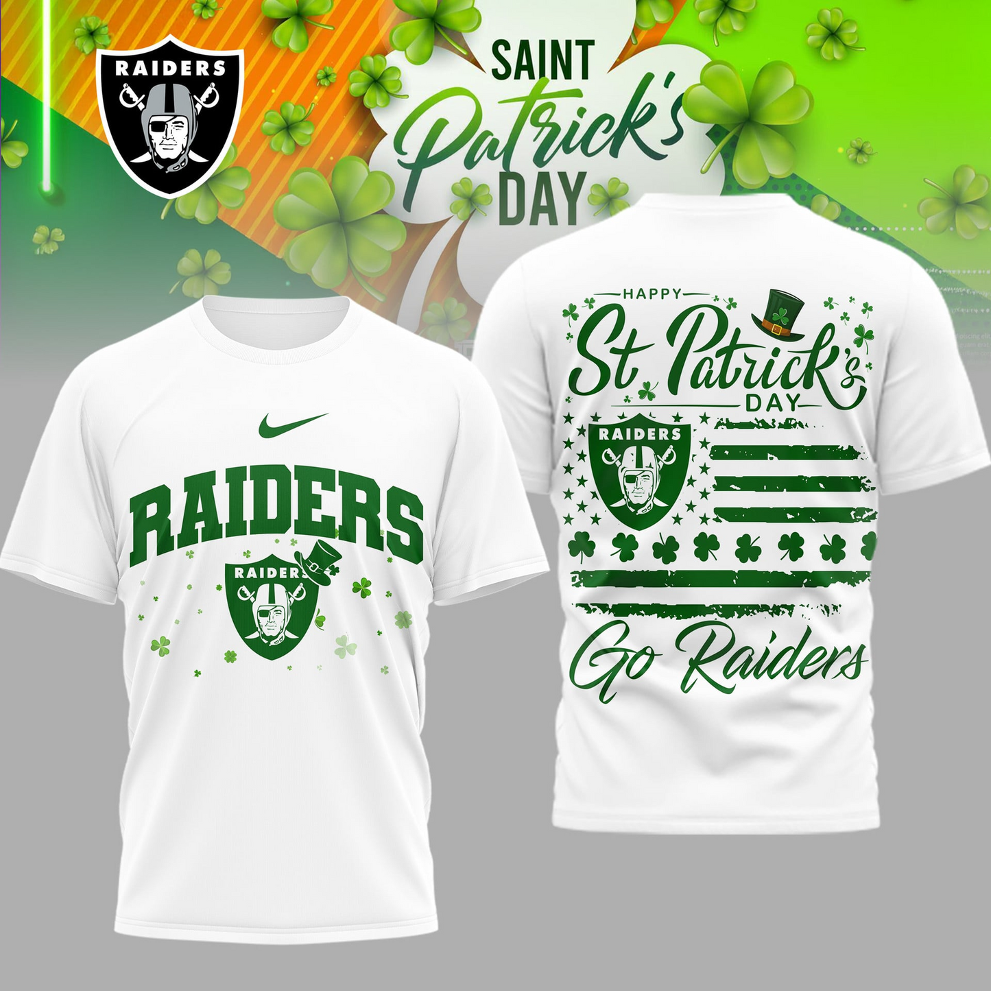 LVR Premium NFL St. Patricks Day 3D Shirt DDT CTND