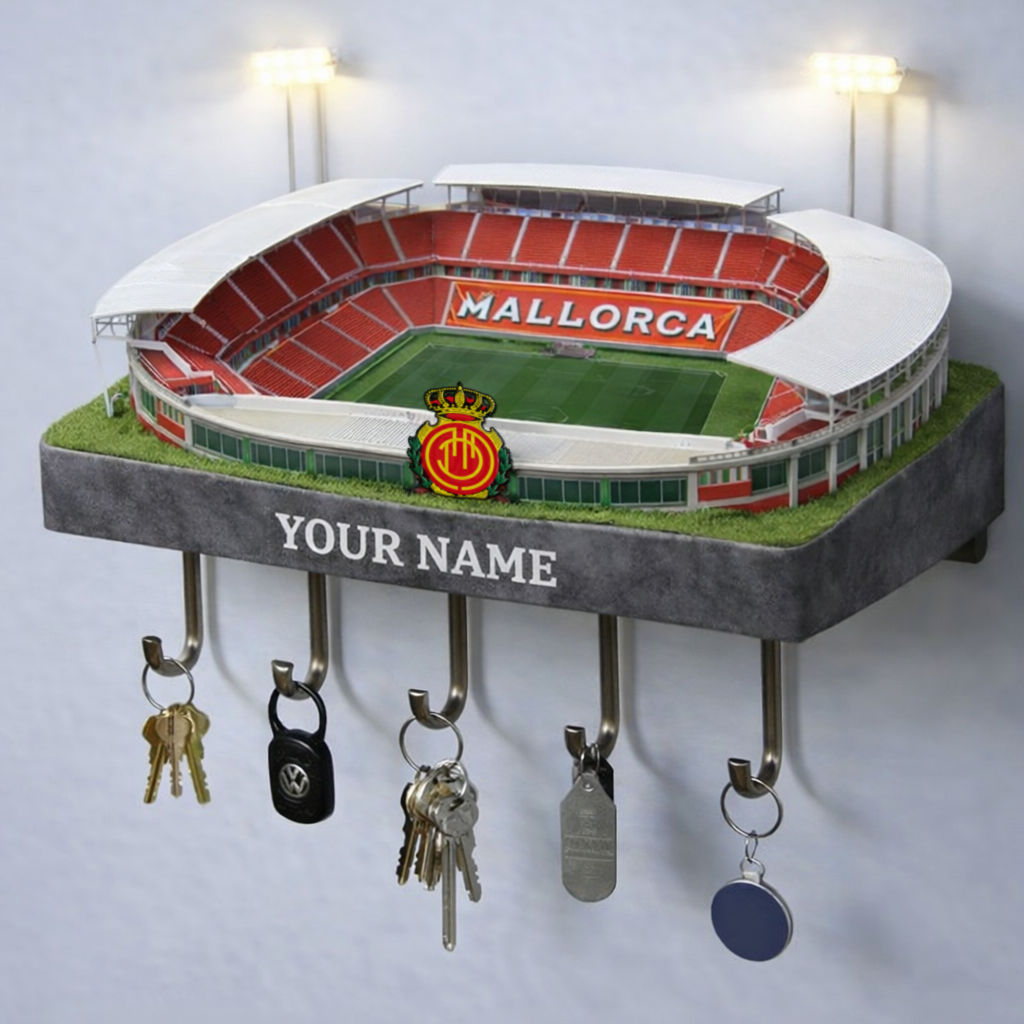 MAL Premium La Liga Wood Key Hanger DDT NTL