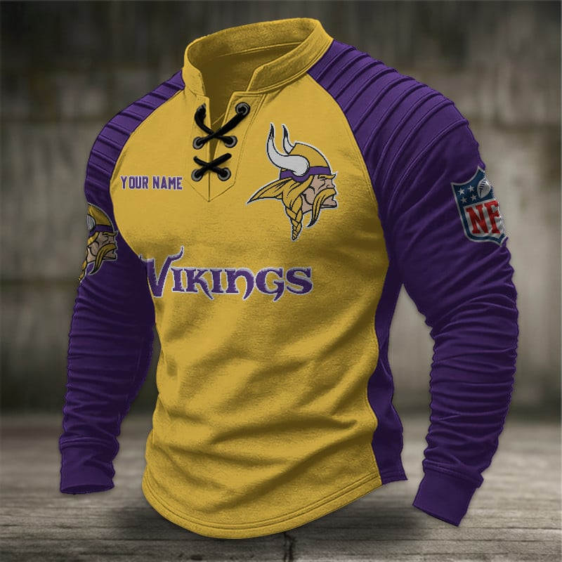 MV x NFL Men Stand Collar Long Sleeve Top DDT CTND
