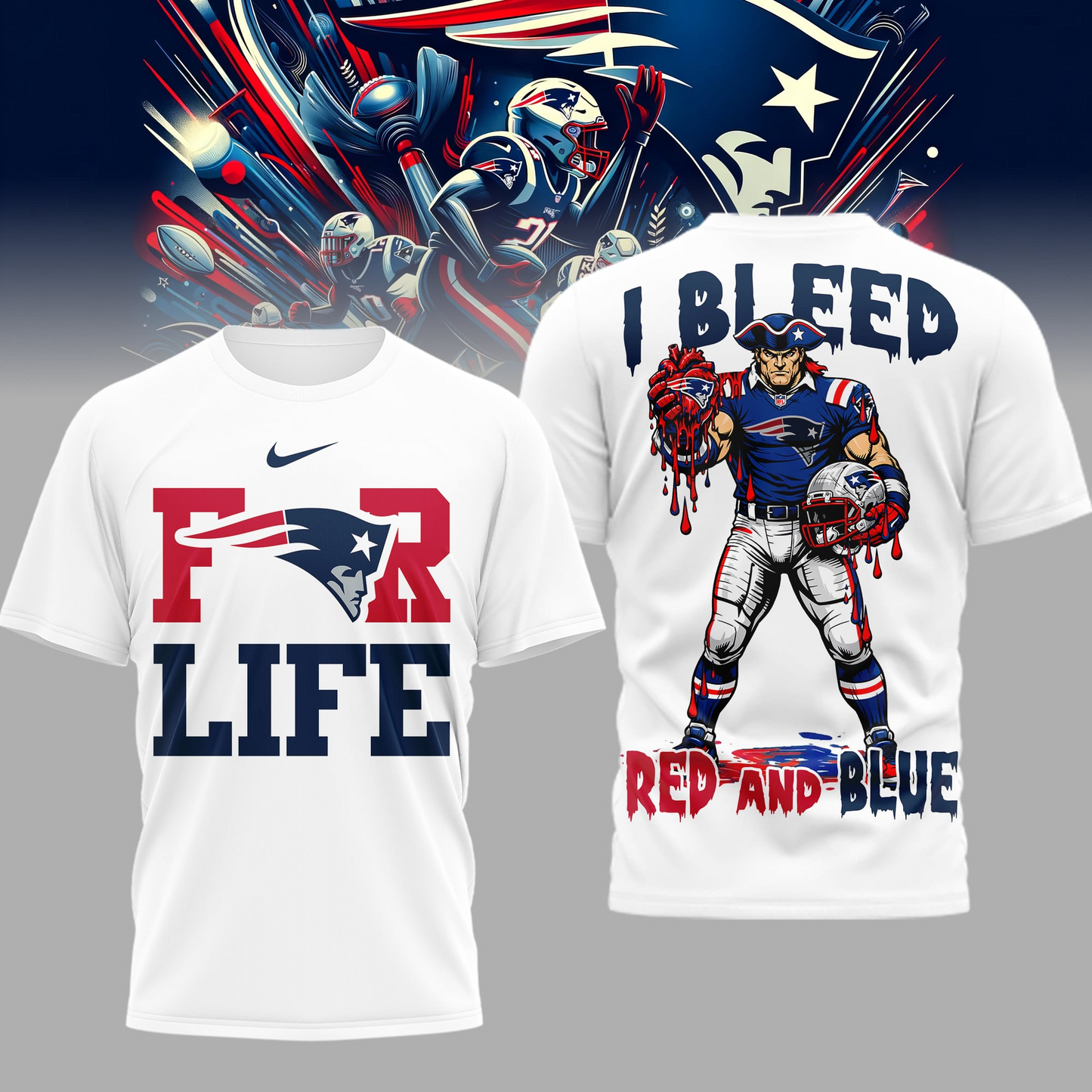 NEP Premium NFL Built on Loyalty 3D Shirt DDT NTL