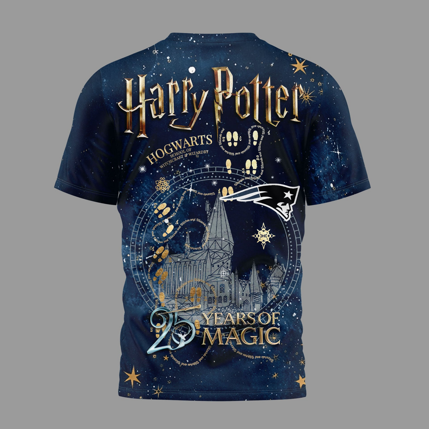 NEP Premium NFL Harry Potter 25 Years Of Magic 3D Shirt DDT CTND