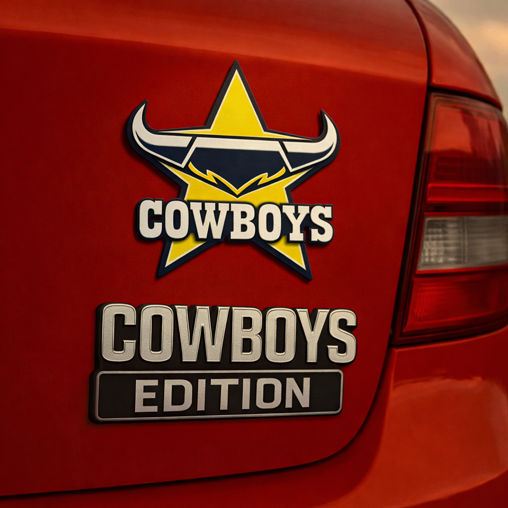 NQC Premium NRL Car Name Badge DDT NTL