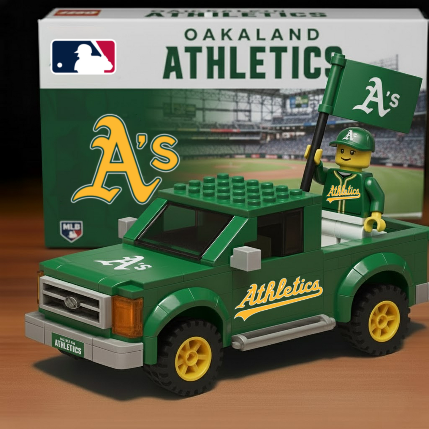OAK x MLB Building Blocks Truck Toy Set DatND DVT