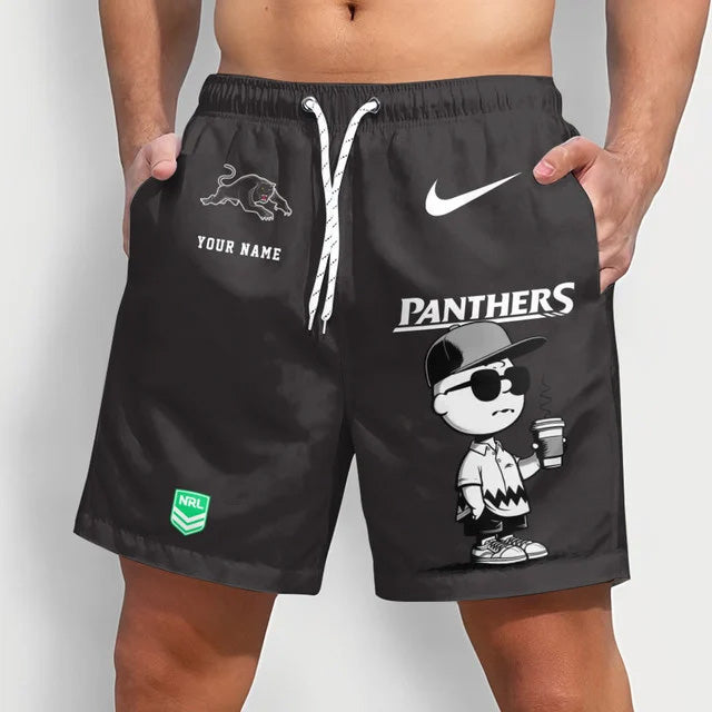 PREMIUM NRL X PP Cool Snoopy Men Short Pants Custom Name For Summer NDT NTN