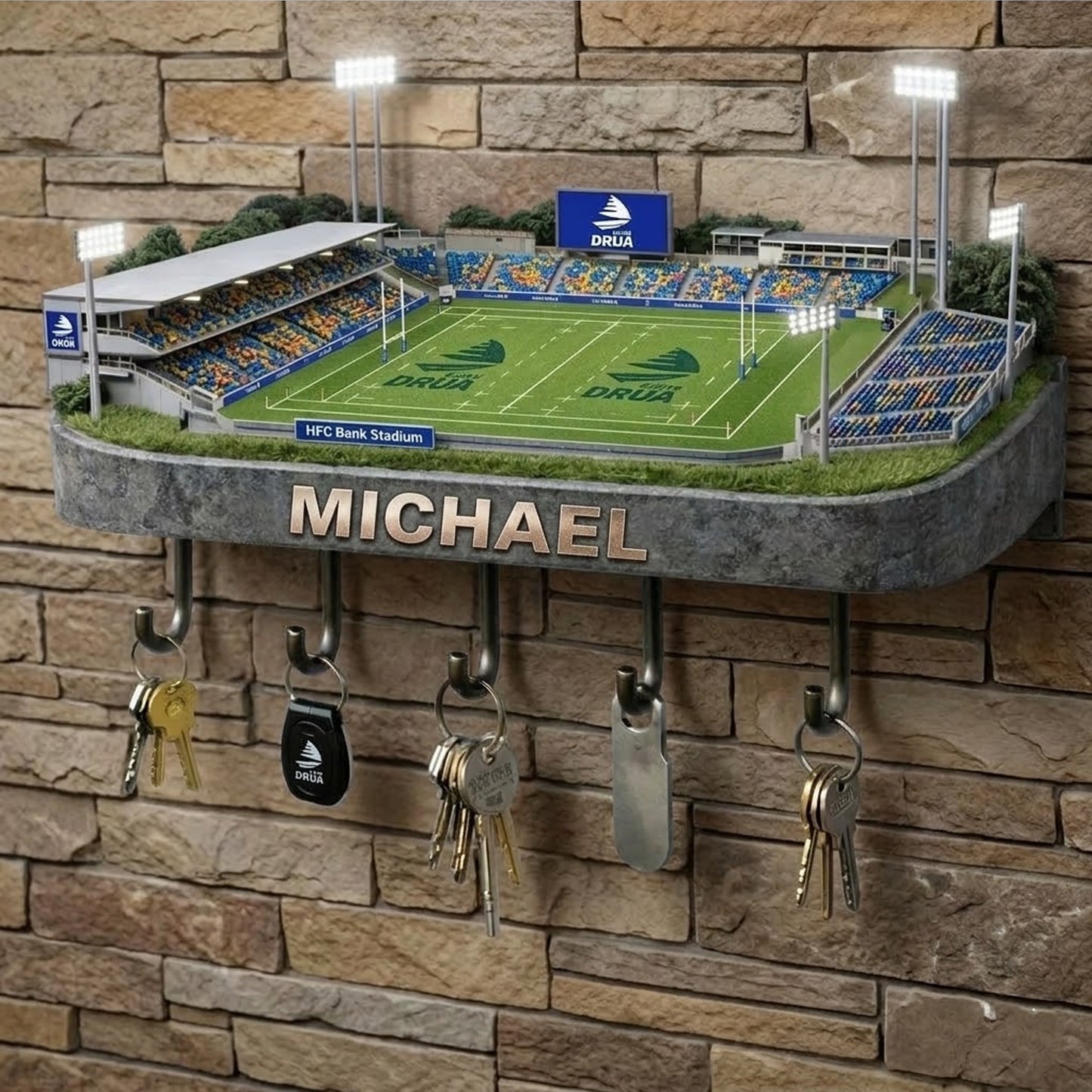 PREMIUM SRP X FIJI Stadium Wood Key Hanger Limited Editions NDT NTN