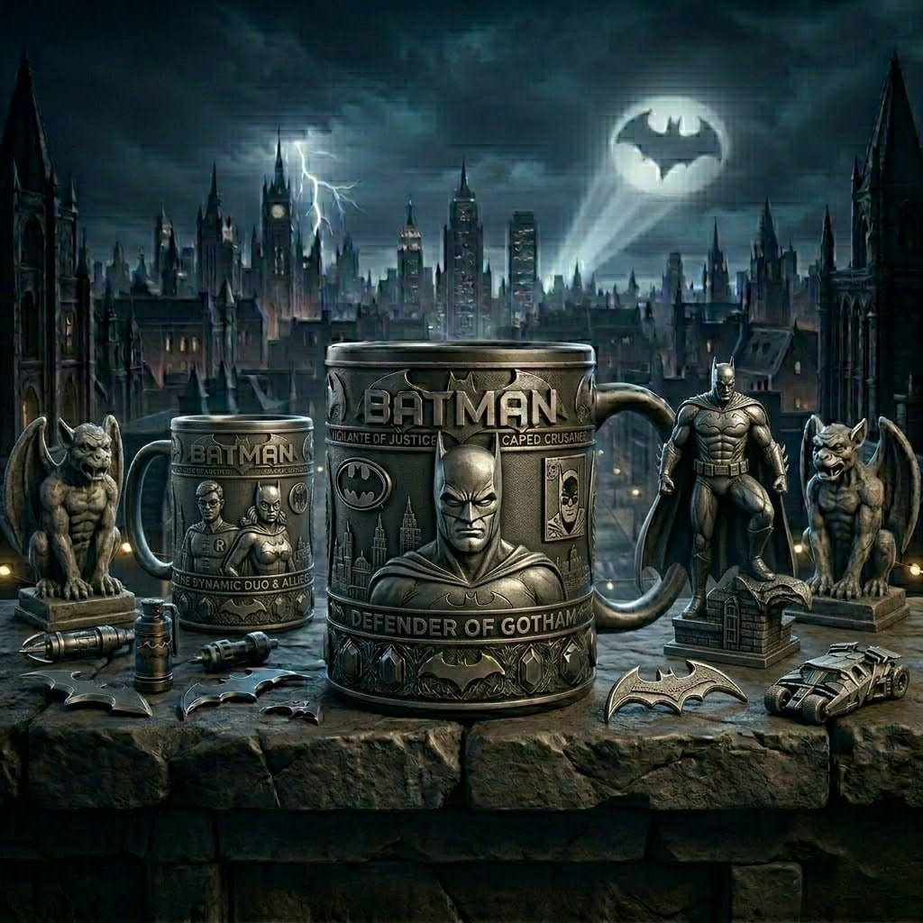 PREMIUM BAT X 3D Embossed Mug Collector's Edition V5 NDT NTN 020326