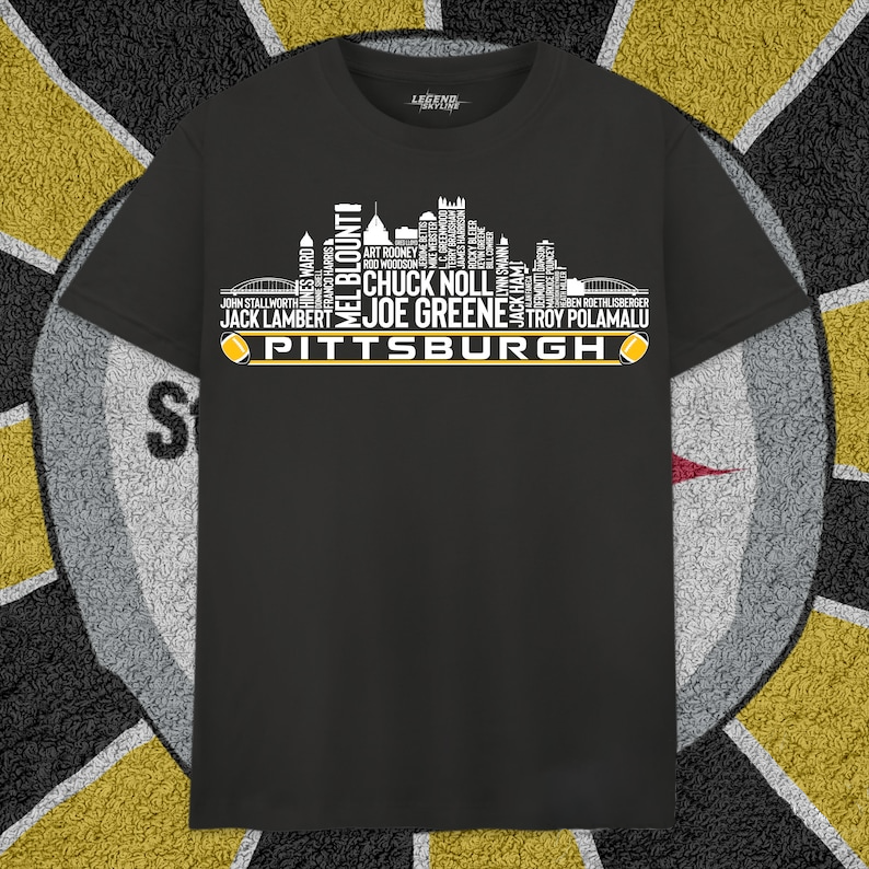 PS Football Greatest Of All Time Team Legends, City Skyline Shirt DDT CTND