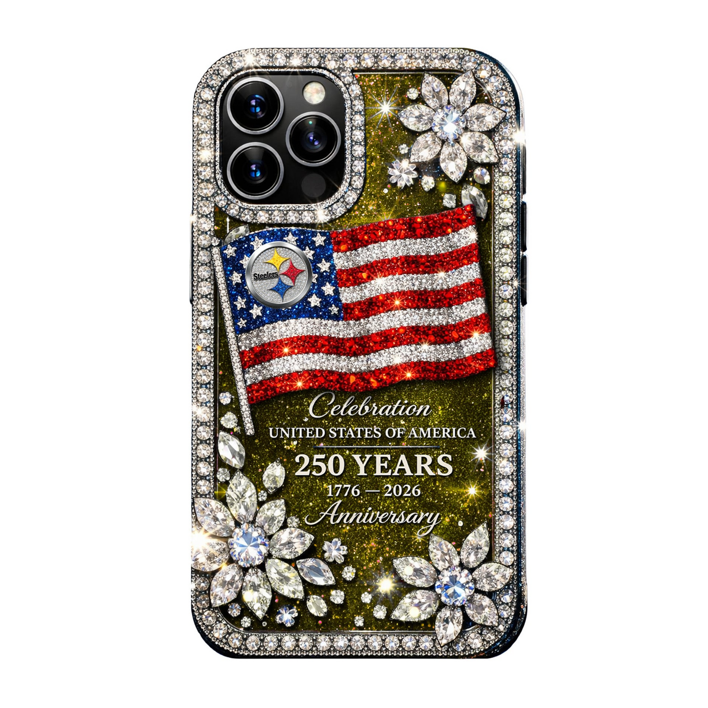 PS Premium NFL Celebration United States Of America 250 Years Luxury Phone Case DDT CTND