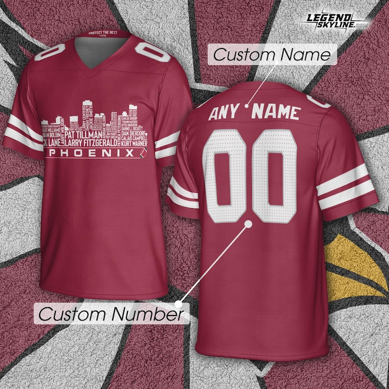 Personalized AC Football Jersey Greatest Of All Time Team Legends, City Skyline Shirt DDT CTND