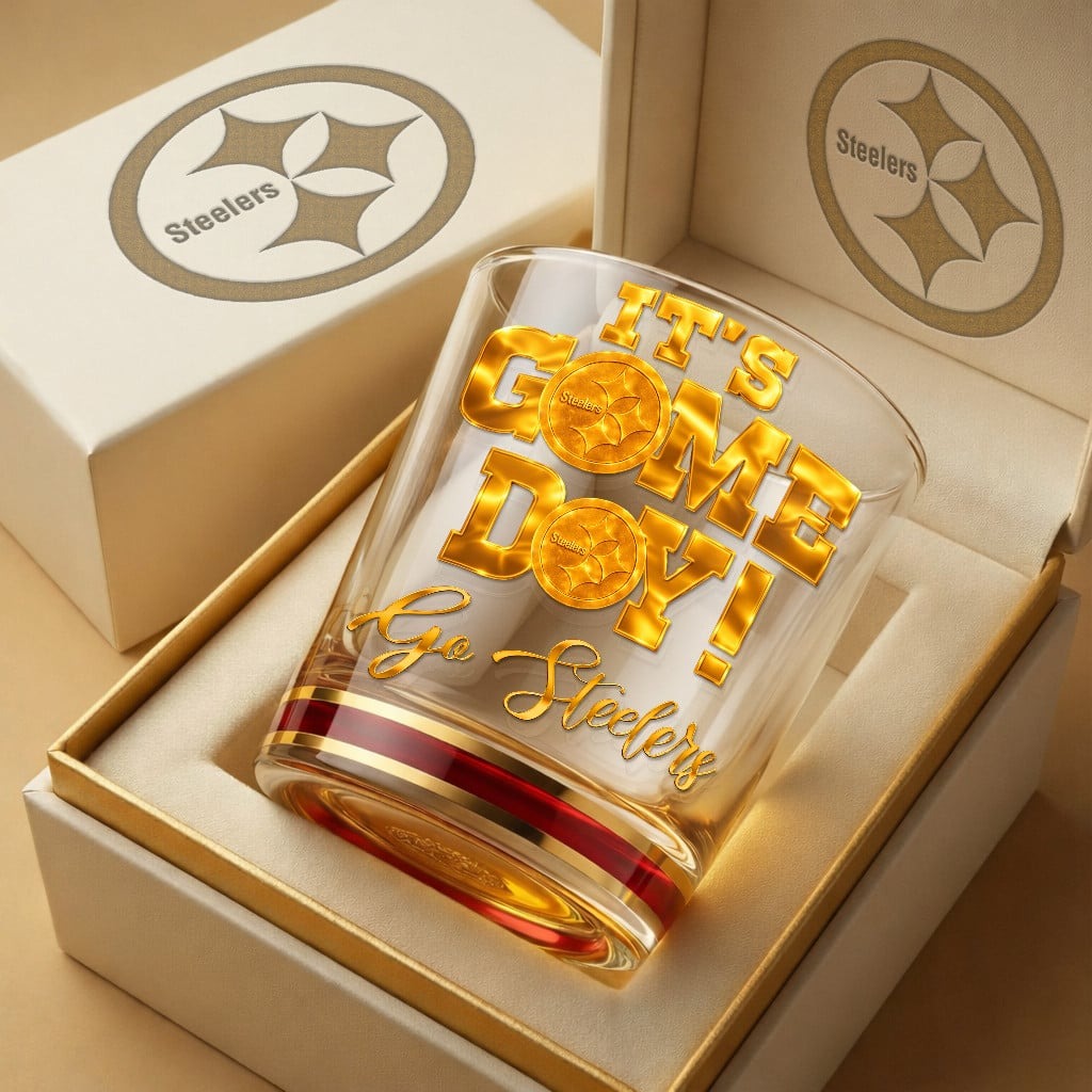 Premium NFL x PIT Game Day Whiskey Glass NDT NHM 270126
