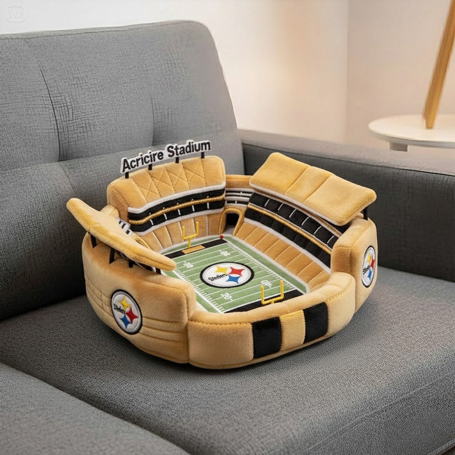 Premium NFL x PIT Stadium-Inspired Spirit Pillow NDT NHM