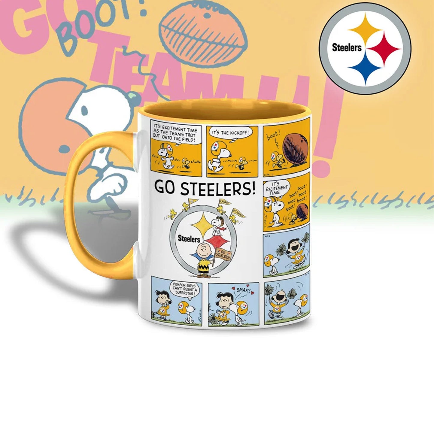 Premium NFL x PS Peanuts Comic Mug NDT NHM