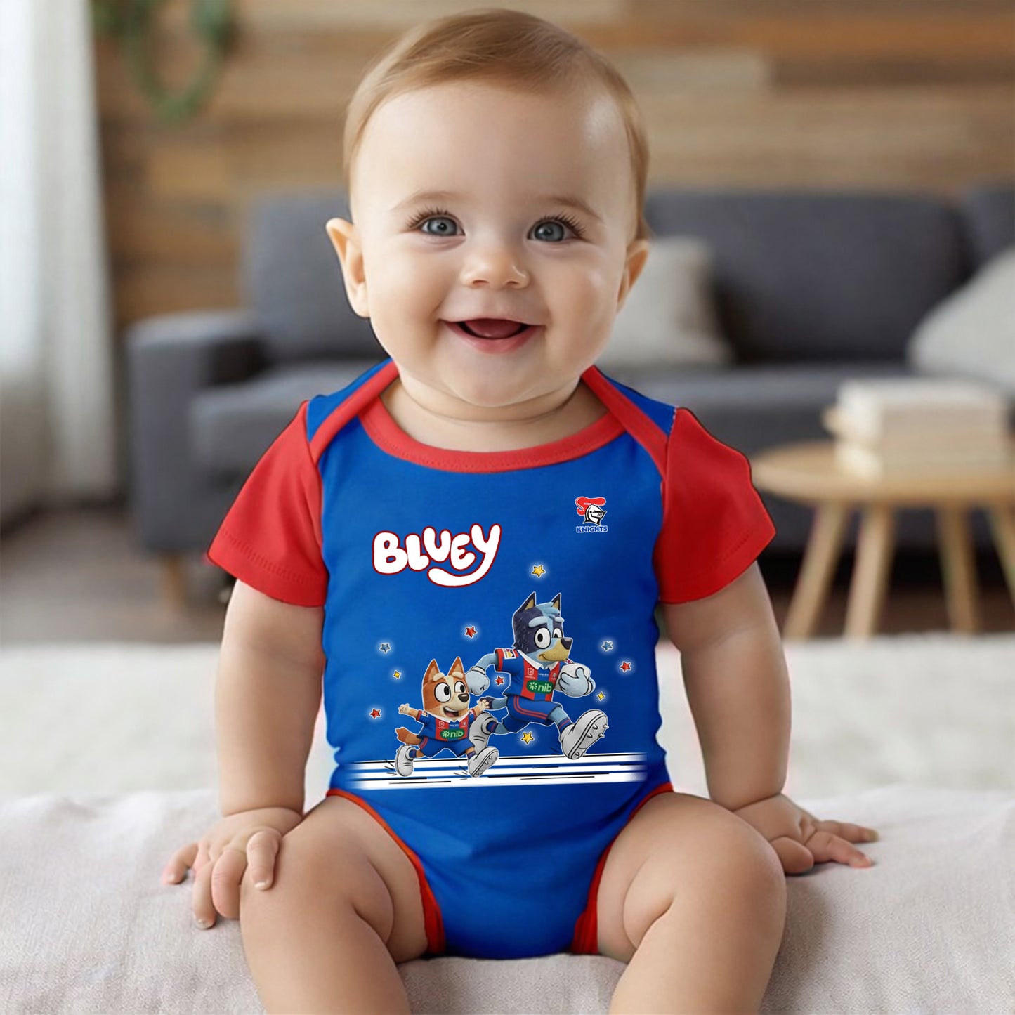 Premium x NK Bluey & Bingo Baby Romper Custom Name For Kids V3 NDT LVH