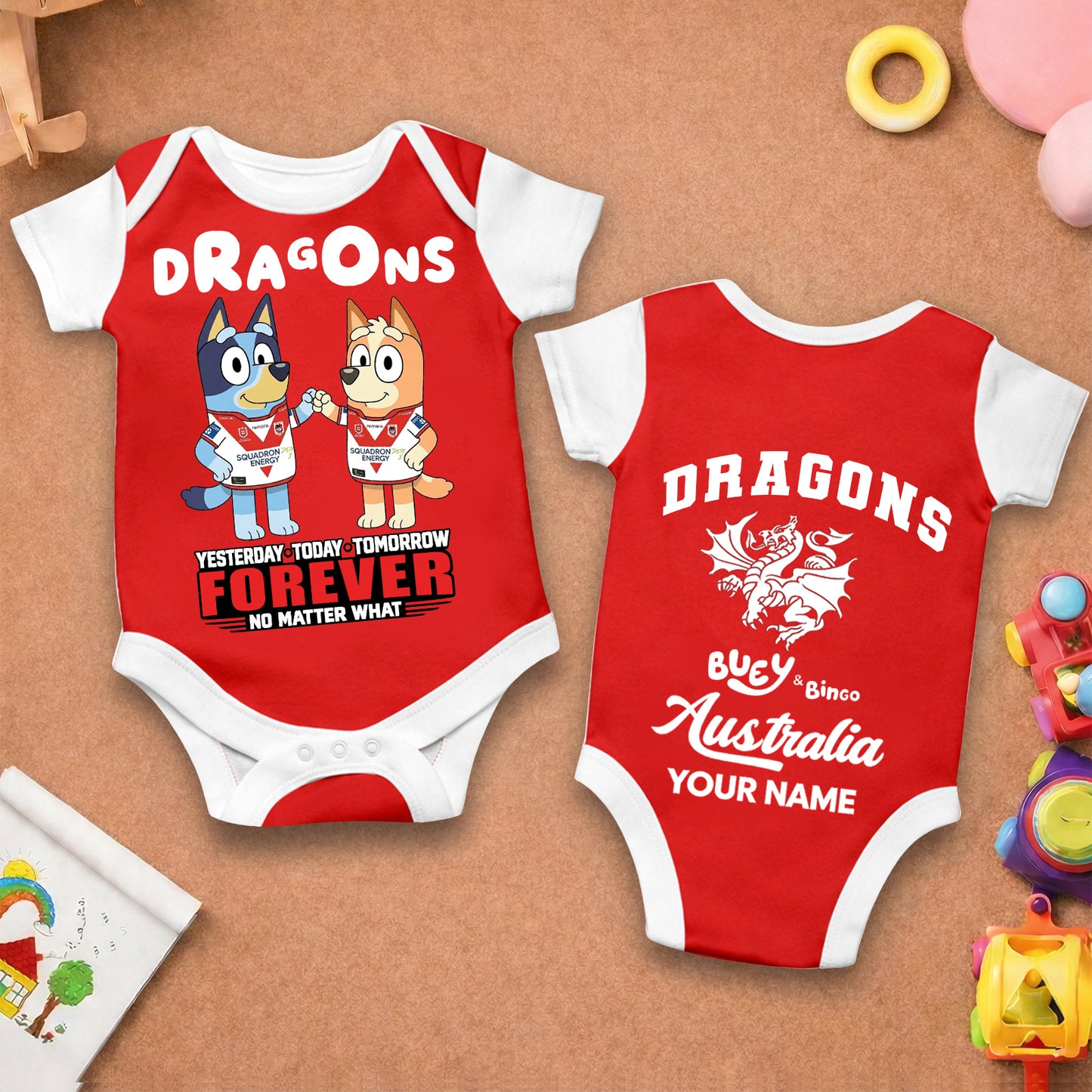 Premium x SID New Baby Romper Cusstom Name For Kids NDT LVH v2