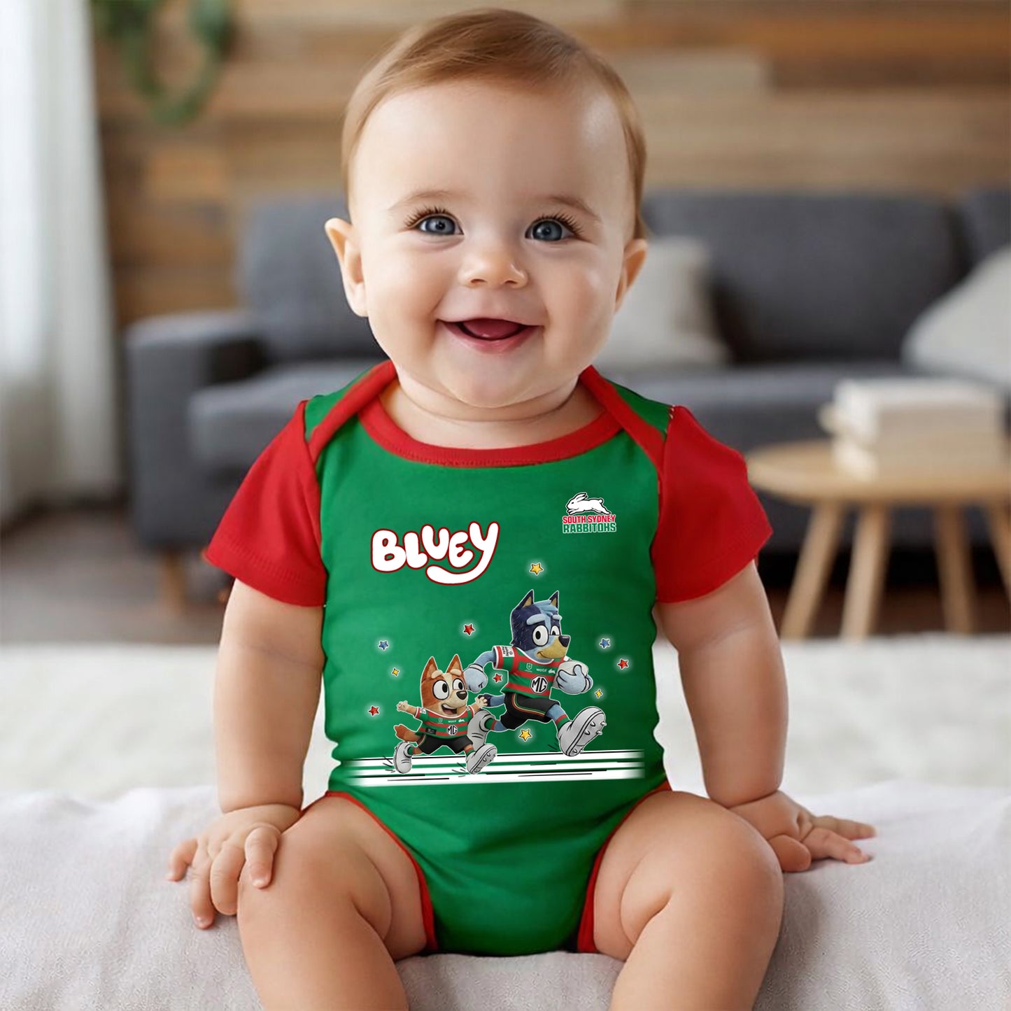 Premium x SSR Bluey & Bingo Baby Romper Custom Name For Kids V3 NDT LVH