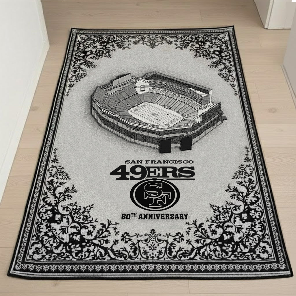 SF49 x NFL Anniversary Premium Rug DDT TTTZ