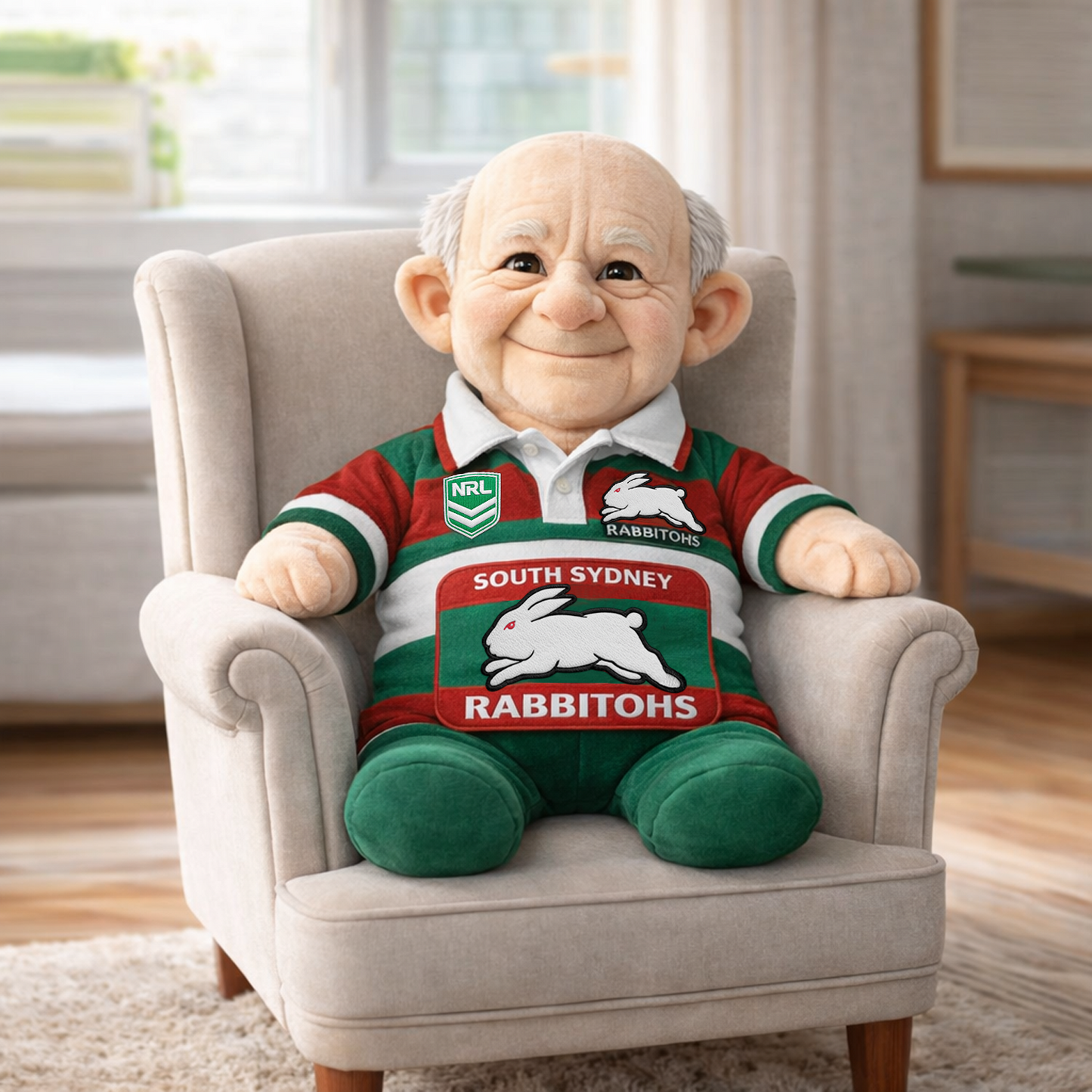 SOU x NRL Grandpa Plush Mascot DatND DVT