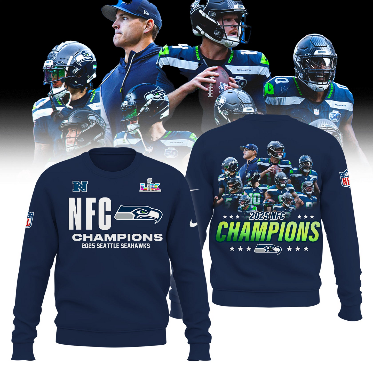 SS x NFL 2025 NFC Conference Champions V4 Shirt DDT NTL