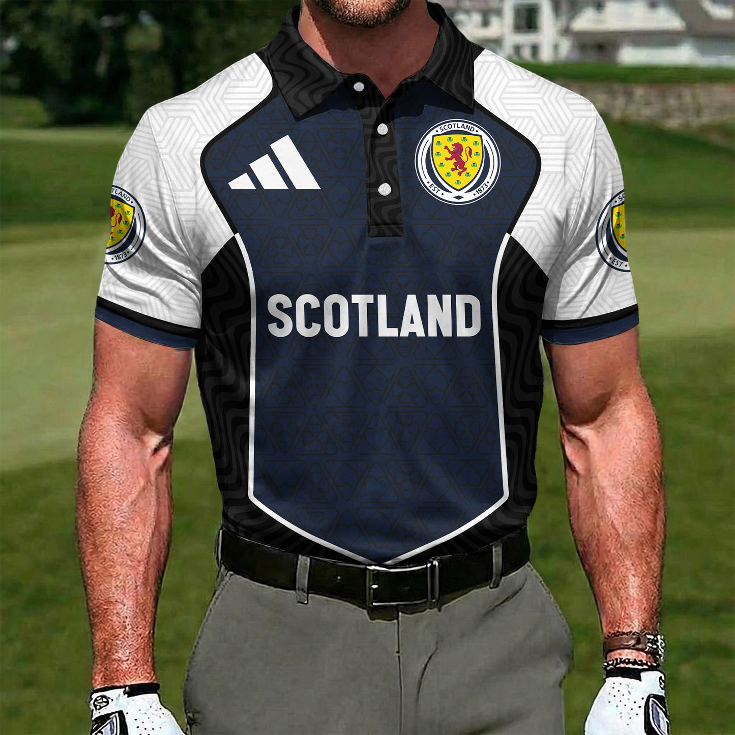 Scotland x World Cup 2026 Classic Polo Shirt DDT NTL