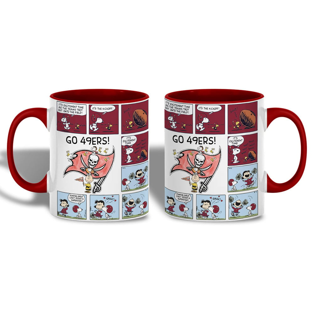 TBB Premium NFL Peanuts Comic Mug DDT CTND