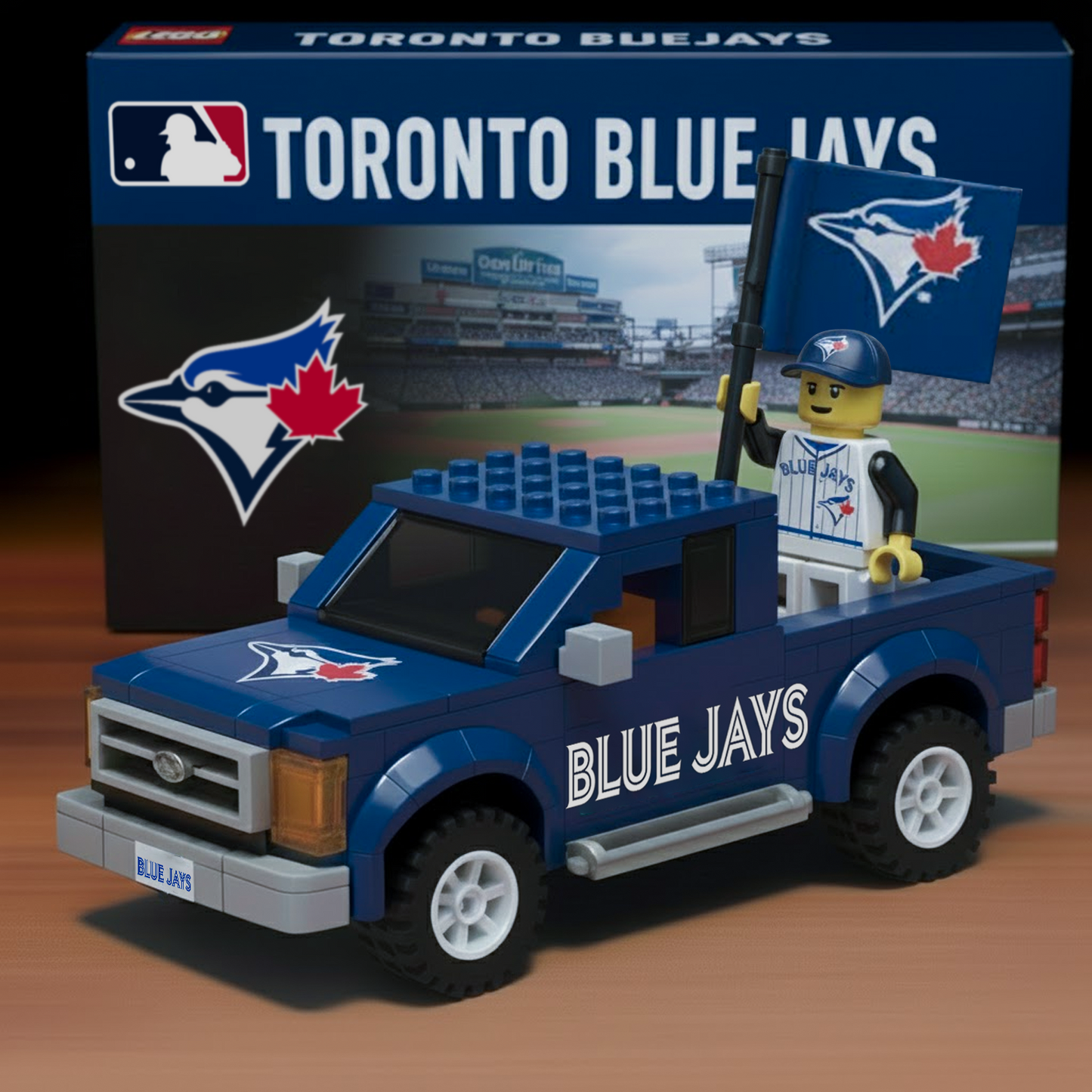 TOR x MLB Building Blocks Truck Toy Set DatND DVT