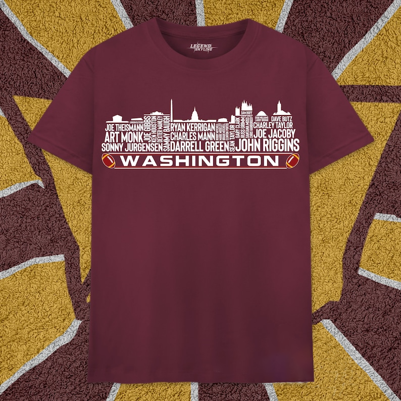 WC Football Greatest Of All Time Team Legends, City Skyline Shirt DDT CTND