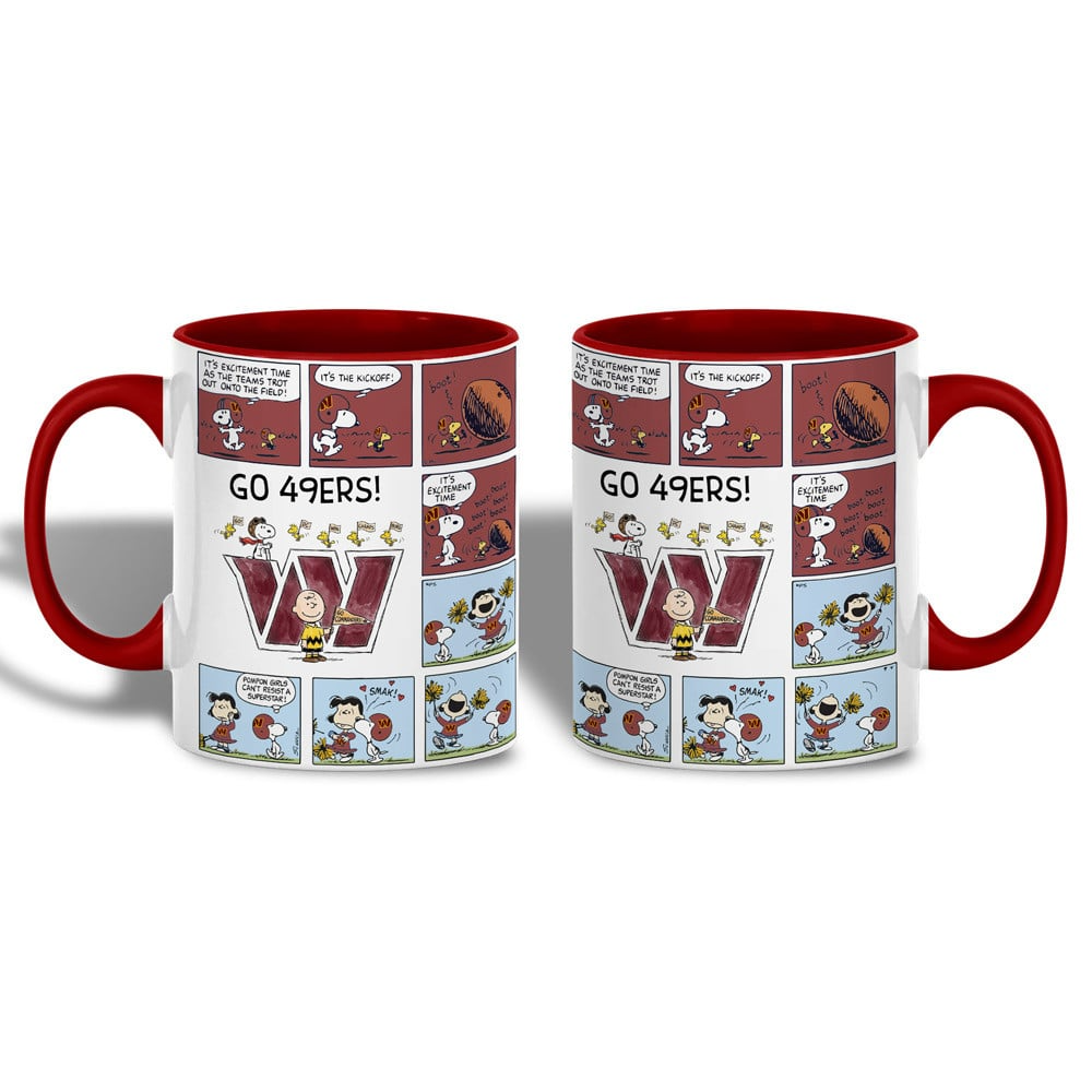 WC Premium NFL Peanuts Comic Mug DDT CTND