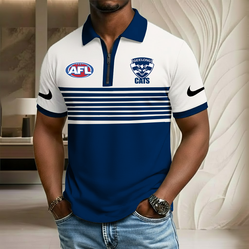 AFL x GC Sport Zip Polo Golf Shirt HLP HLPHUONG