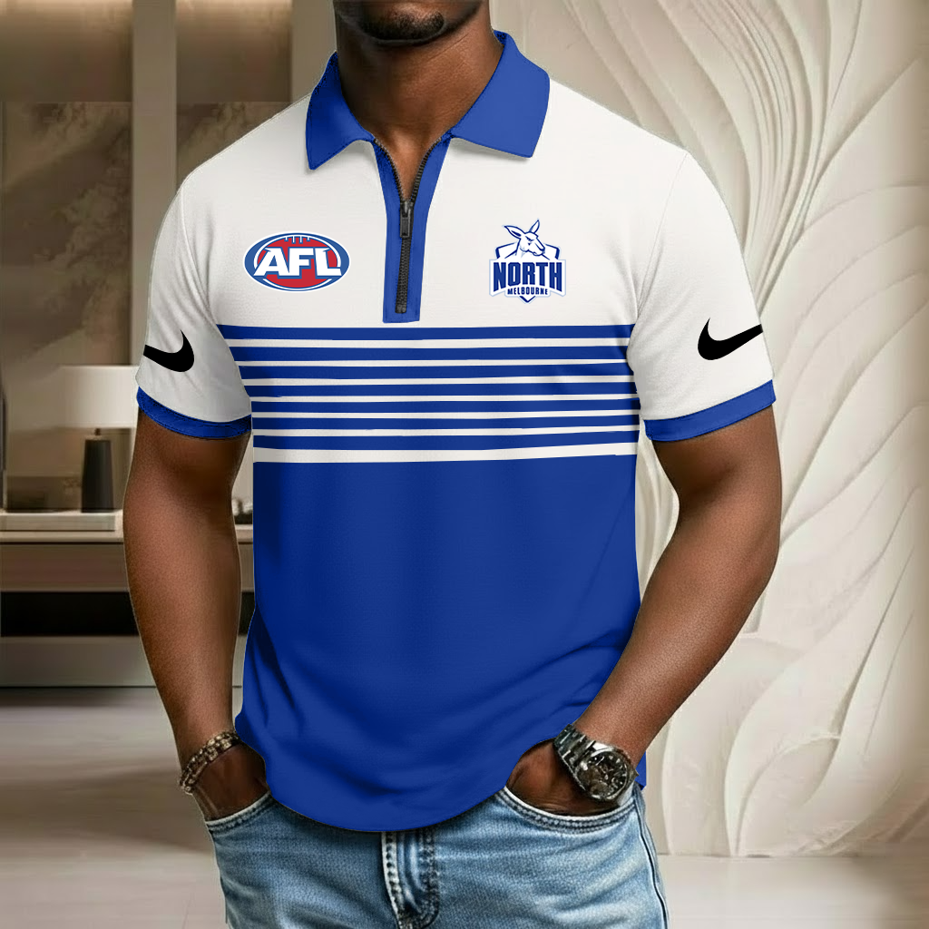 AFL x NM Sport Zip Polo Golf Shirt HLP HLPHUONG