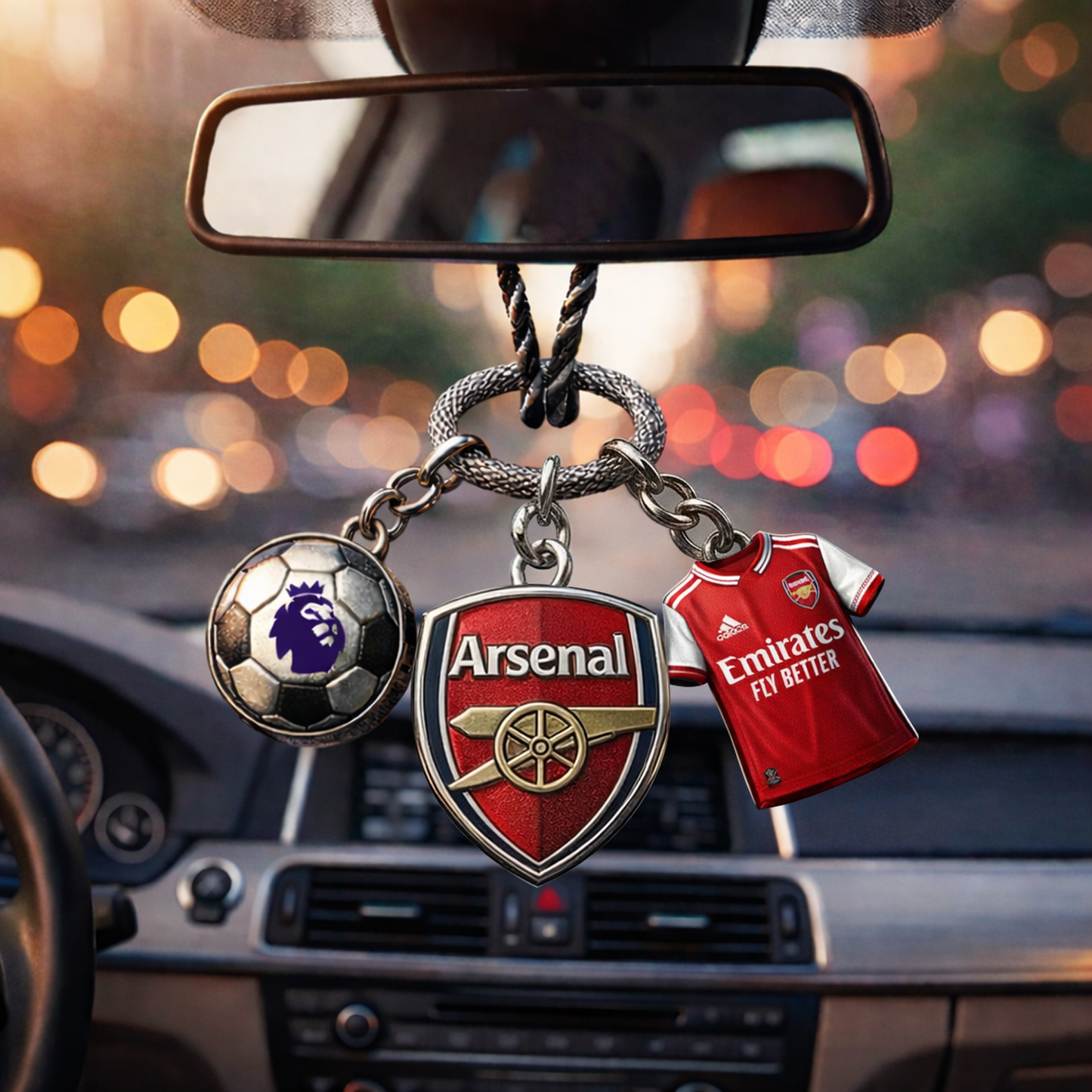 ARS x EPL Custom Football Car Charm DatND DVT