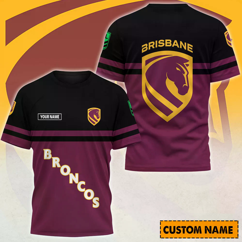 BB _NRL Casual T Shirt Custom Name Gift For Fan - Limited Edition NAK TTT