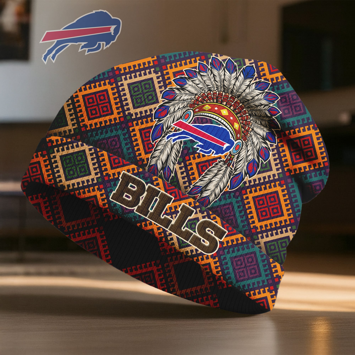 BB x Premium NFL Native American Heritage Beanie Hat NY NAK CTKT