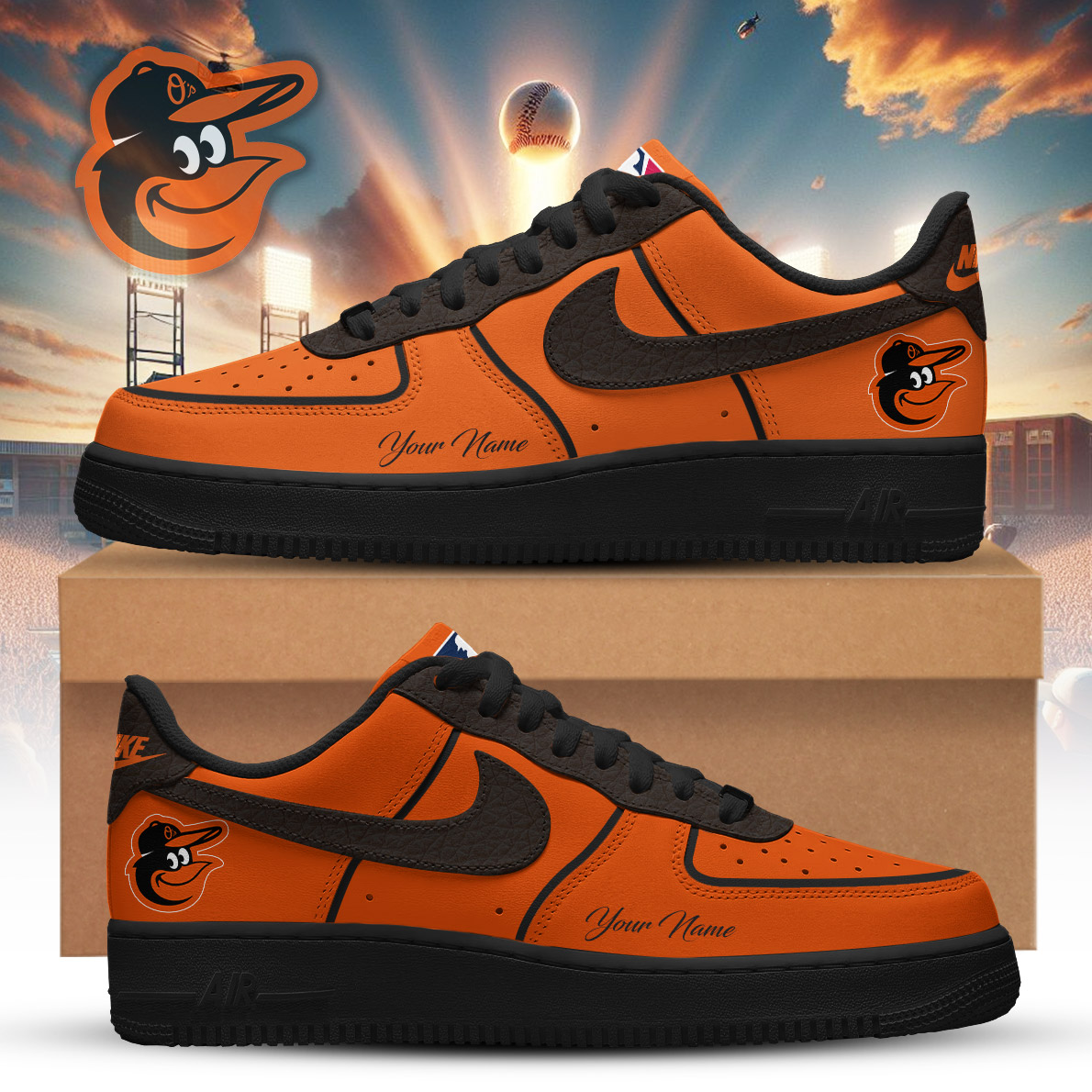 BO x MLB Premium Air Force 1 Orchard DDT CTND