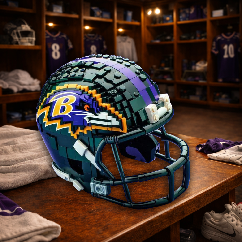 BR x NFL Teams Helmets Armed With Lego-Like Blocks DDT CTND