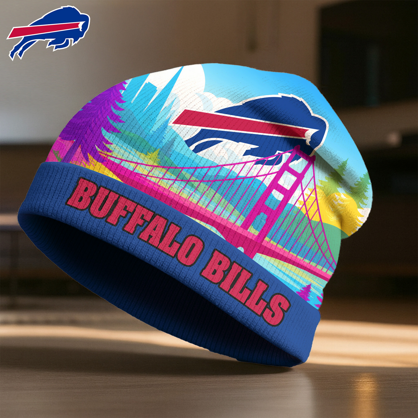 BUF X NFL Premium Super Bowl LX Beanie Hat HY NAK NHT