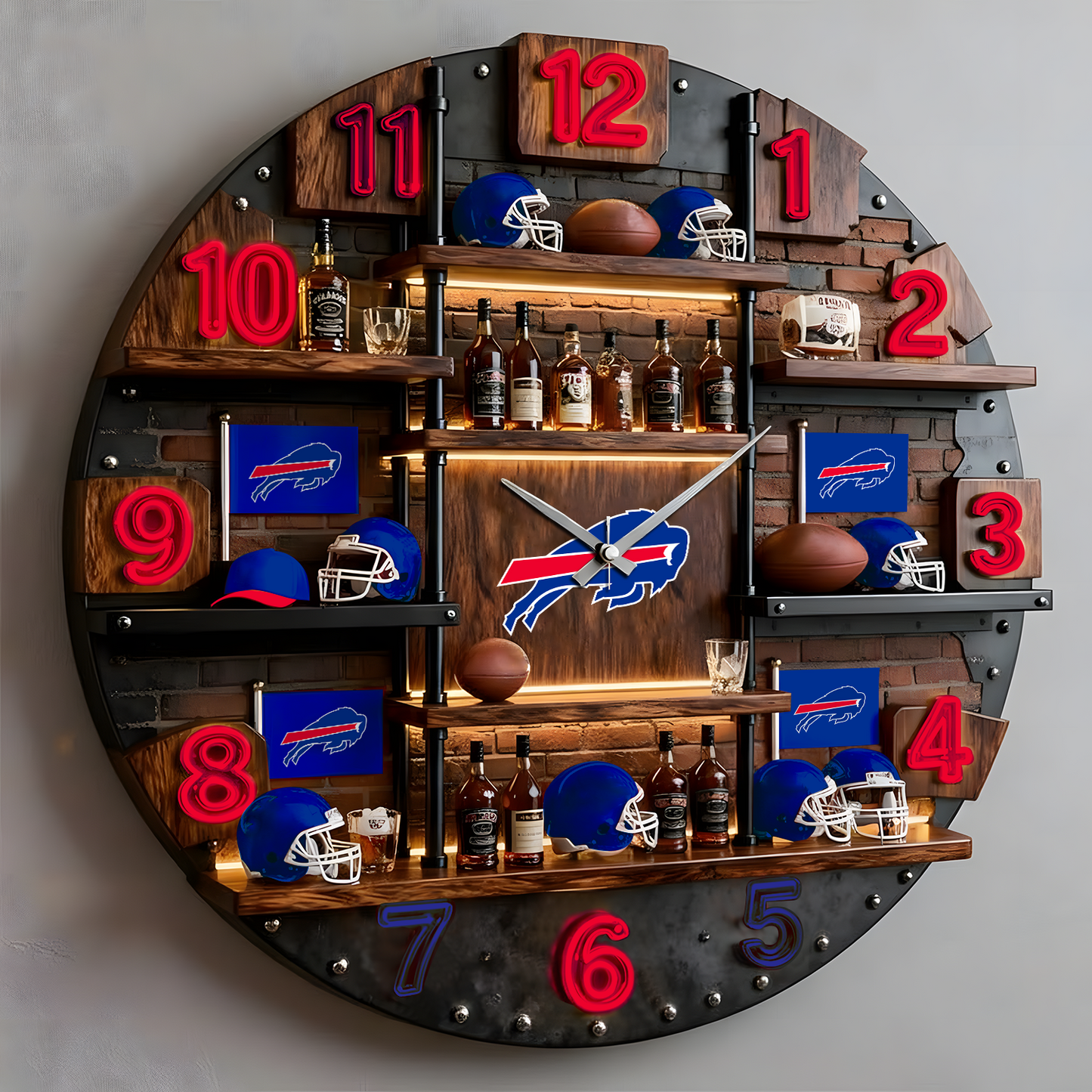 BUF X Premium Illuminated Wall Clock 2026 NAK NHT