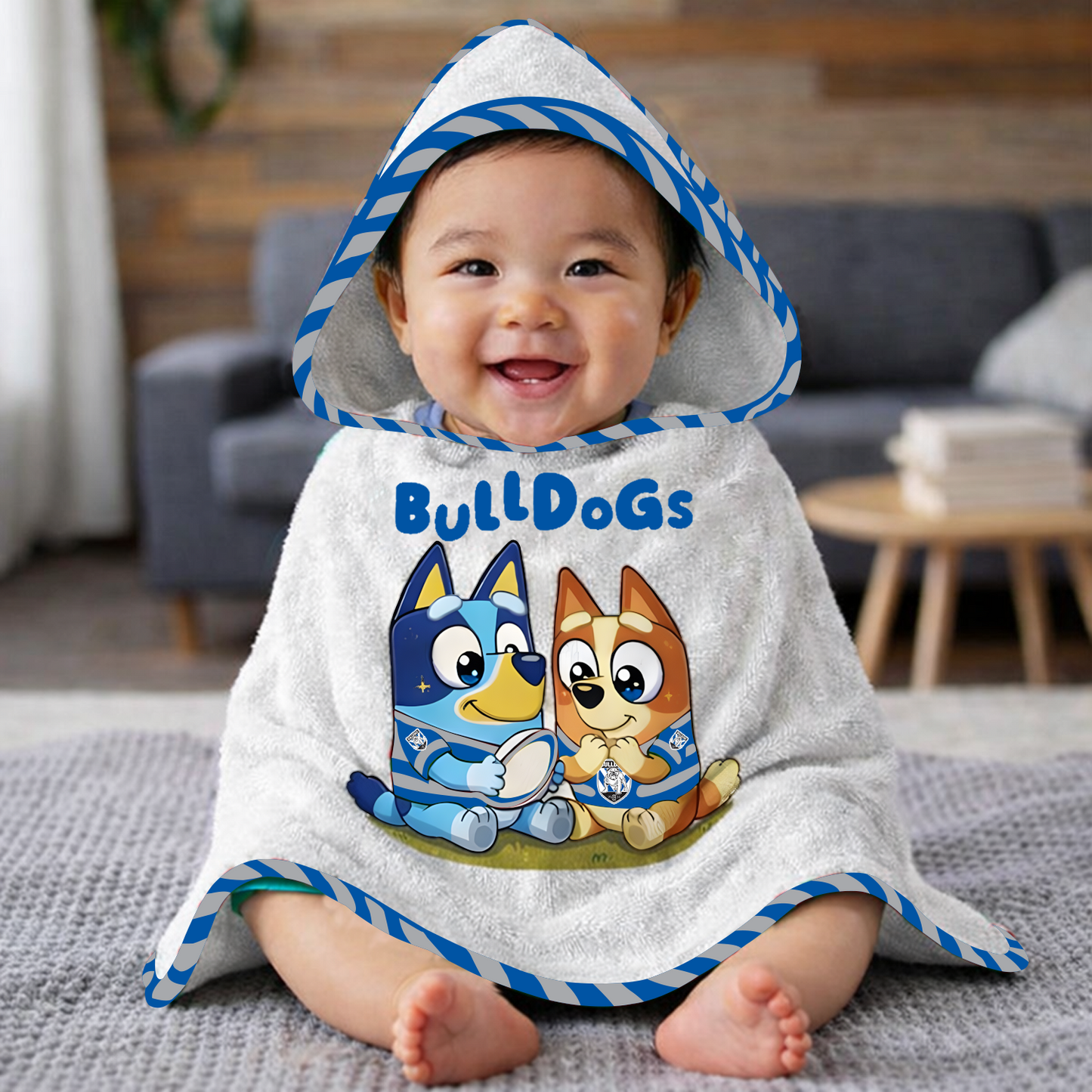 CBY x NRL Cute Baby Bath Hooded Towel NAK NHT