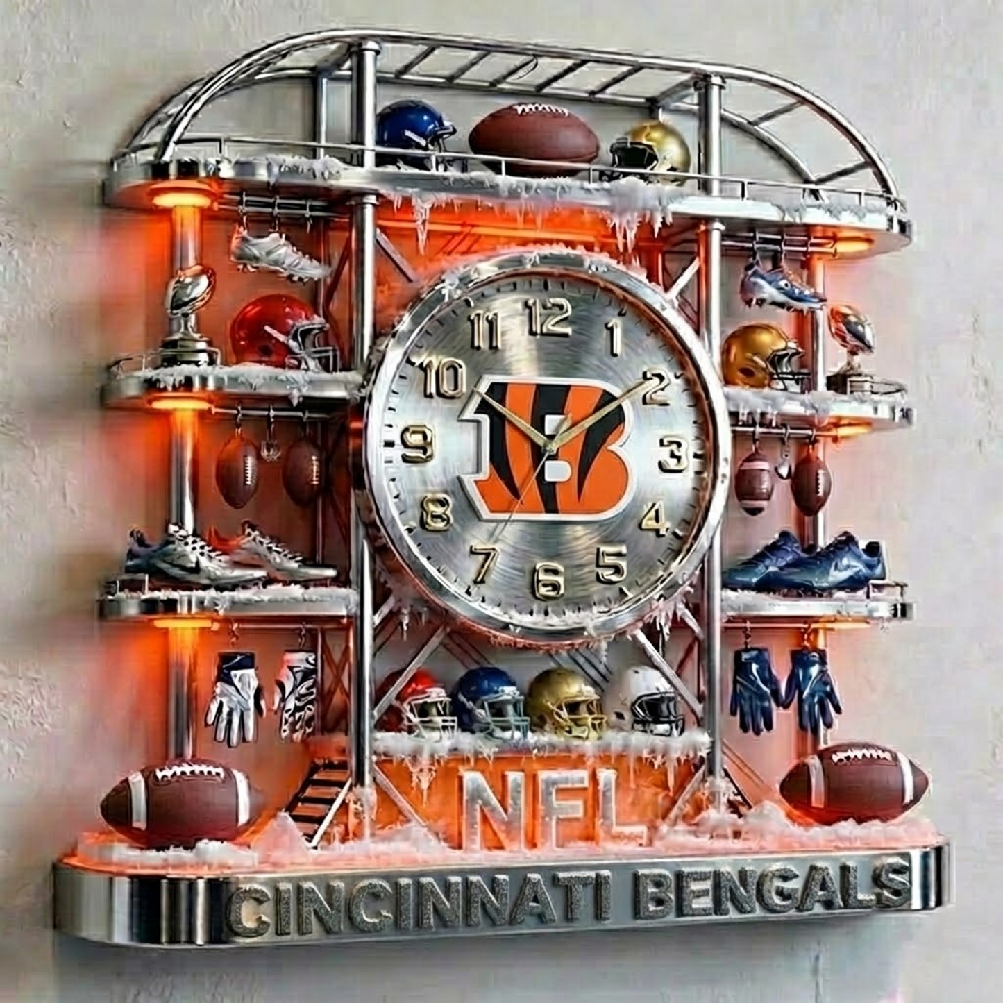 CIN X NFL Arctic Stadium Timepiece 1301 NAK NHT