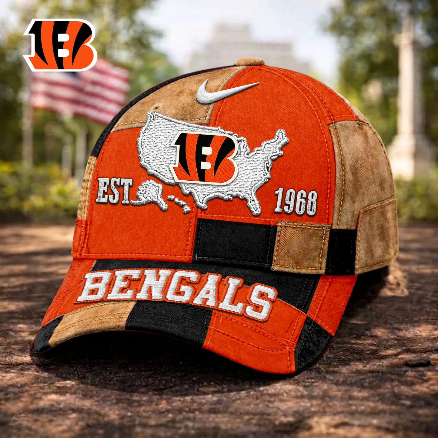 CIN x Premium NFL Heritage Game Day Classic Cap NAK LBN