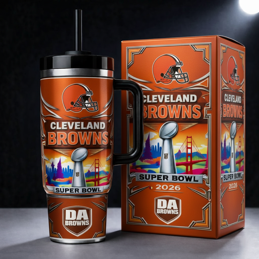CLE x NFL remium Tumbler 40oz HY NAK CTKT