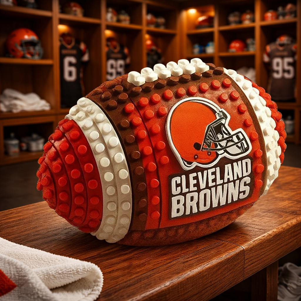 CLE x NFL Team Building Block Football Set DDT CTND