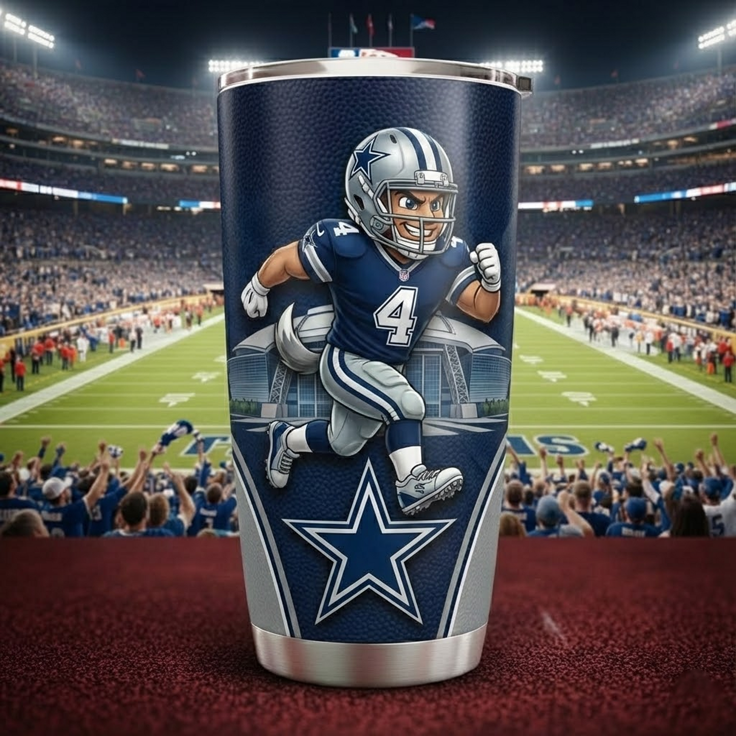 DAL X NFL mascot-shaped thermal mug NAK NHT